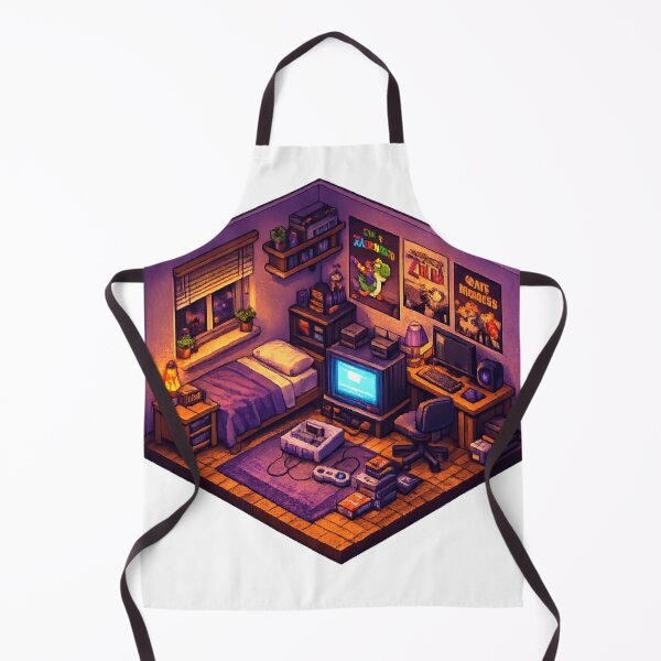 Item preview, Retro Gaming Pixel Room designed and sold by craftedd.