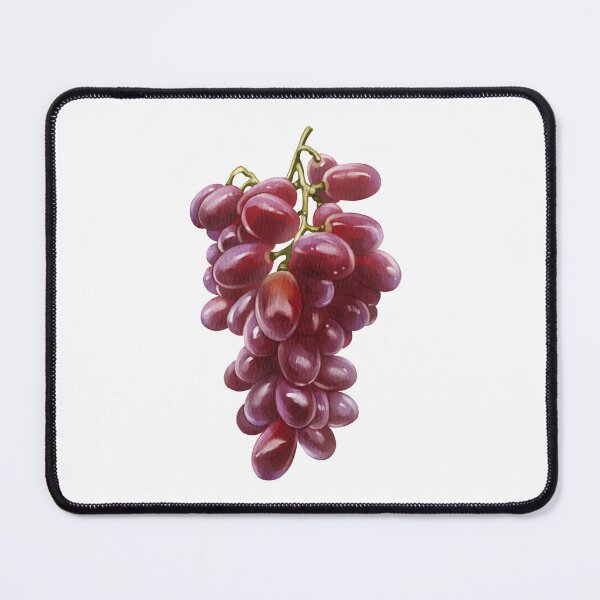 Item preview, Bunch of red grapes hanging from a vine under bright light in a simple setting designed and sold by Ms. Iryna.