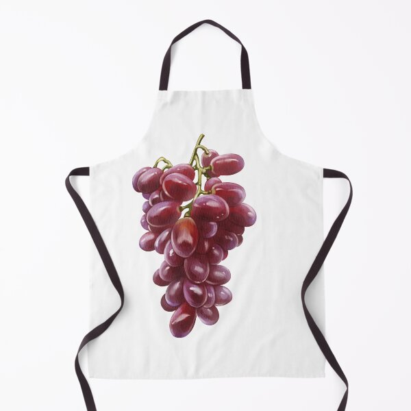 Item preview, Bunch of red grapes hanging from a vine under bright light in a simple setting designed and sold by Ms. Iryna.