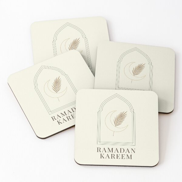 Item preview, Artisanal Ramadan Kareem | Fine-Line Moon & Palm Leaf Arch designed and sold by Aura Art Studio.