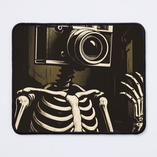 Item preview, A skeleton with a camera for a head designed and sold by francisjphotog.
