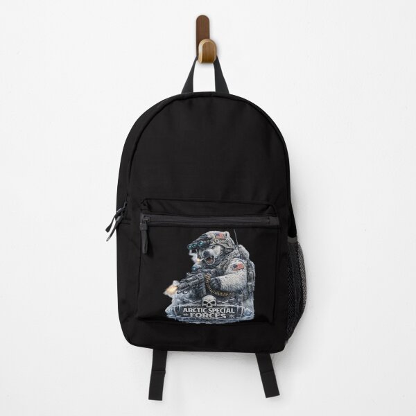 Item preview, Arctic Special Forces Heavy Gunner – Polar Bear Tactical Military Meme designed and sold by VibeOffline Studio.
