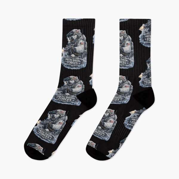 Item preview, Arctic Special Forces Heavy Gunner – Polar Bear Tactical Military Meme designed and sold by VibeOffline Studio.