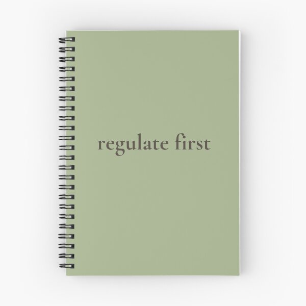 Item preview, Regulate First - Mental Health Reminder designed and sold by GentleBecoming.