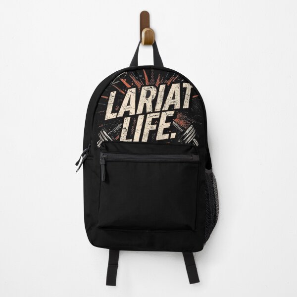 Item preview, Lariat Life Funny Weightlifting Gym Motivation Vintage Design designed and sold by ConfuseLab Alt.