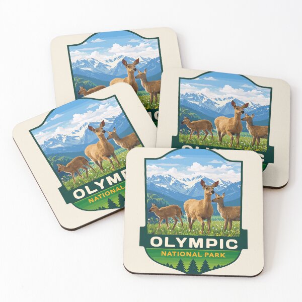 Item preview, Olympic National Park Sticker, Washington Poster designed and sold by Gideon Emmerich.