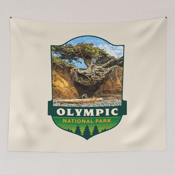 Item preview, Olympic National Park Sticker designed and sold by Gideon Emmerich.