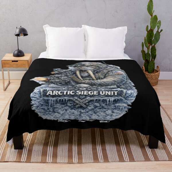 Item preview, Arctic Siege Unit Walrus – Tactical Military Meme designed and sold by VibeOffline Studio.