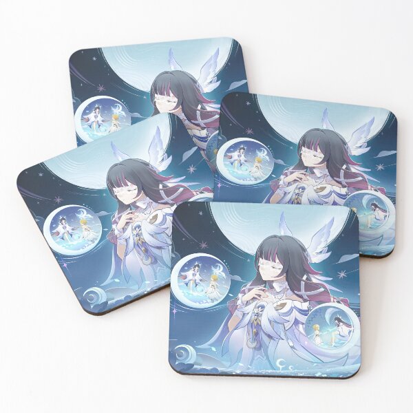Item preview, Columbina Genshin Impact Memories of the Moon Artwork designed and sold by Astral Drop.