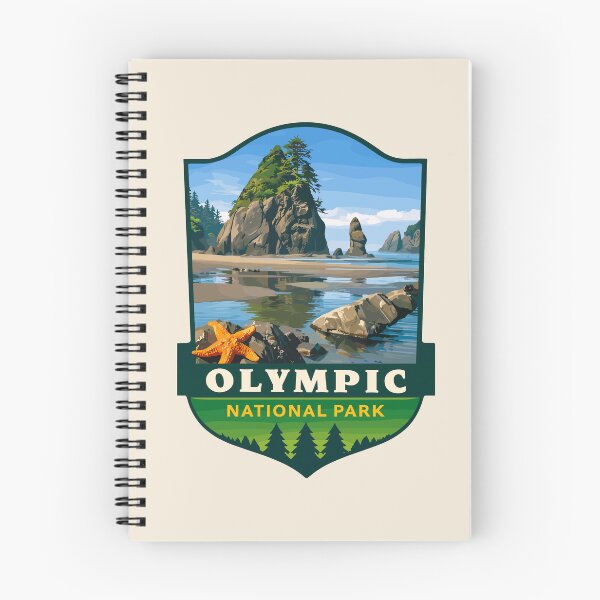 Item preview, Olympic National Park Sticker, Washington Poster designed and sold by Gideon Emmerich.
