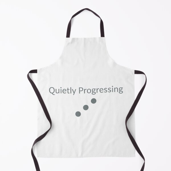 Item preview, Quietly Progressing Minimal Motivational Quote Sticker – Modern Typography designed and sold by MonoSense.