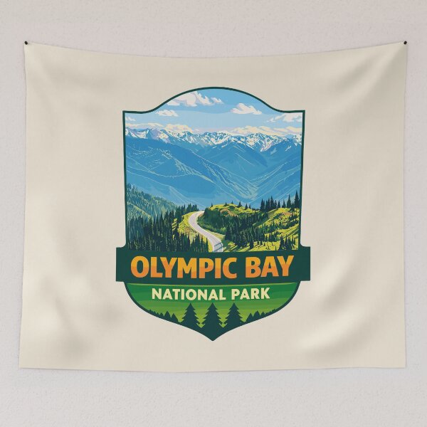 Item preview, Olympic National Park Sticker designed and sold by Gideon Emmerich.