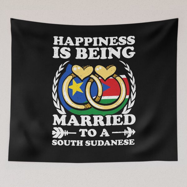 Item preview, Happiness Is Being Married To A South Sudanese designed and sold by GabbyKash.