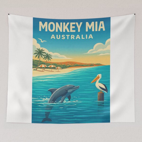 Item preview, Monkey Mia Western Australia – Shark Bay and Bottlenose Dolphins designed and sold by Places On Earth.