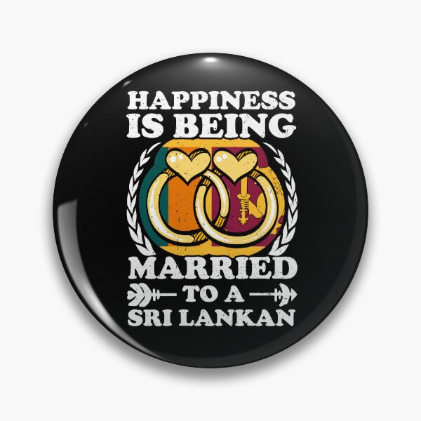 Item preview, Happiness Is Being Married To A Sri Lankan designed and sold by GabbyKash.