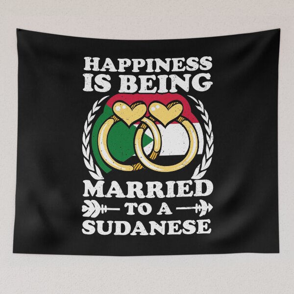 Item preview, Happiness Is Being Married To A Sudanese designed and sold by GabbyKash.