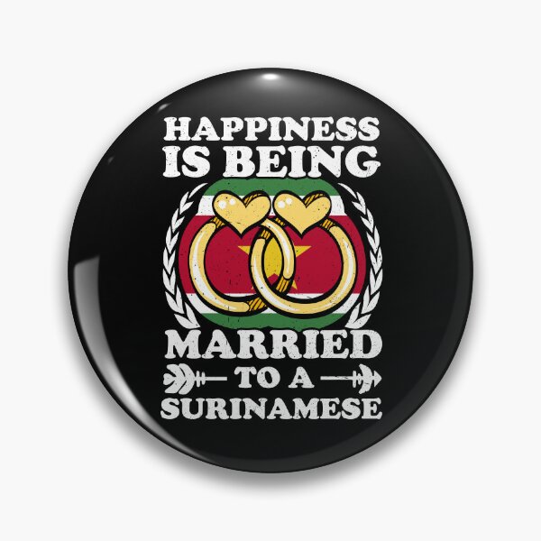 Item preview, Happiness Is Being Married To A Surinamese designed and sold by GabbyKash.