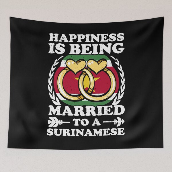 Item preview, Happiness Is Being Married To A Surinamese designed and sold by GabbyKash.