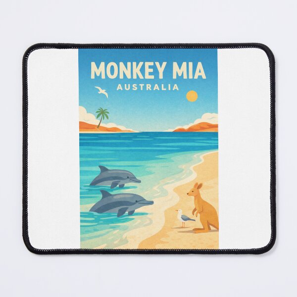 Item preview, Monkey Mia Shark Bay Coast – Denham and Francois Peron National Park Western Australia designed and sold by Places On Earth.