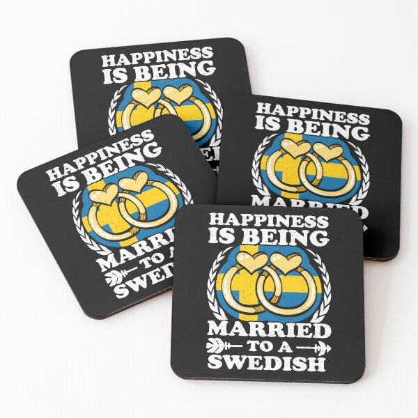 Item preview, Happiness Is Being Married To A Swedish designed and sold by GabbyKash.