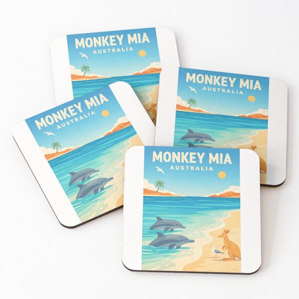 Item preview, Monkey Mia Shark Bay Coast – Denham and Francois Peron National Park Western Australia designed and sold by Places On Earth.