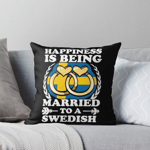 Item preview, Happiness Is Being Married To A Swedish designed and sold by GabbyKash.
