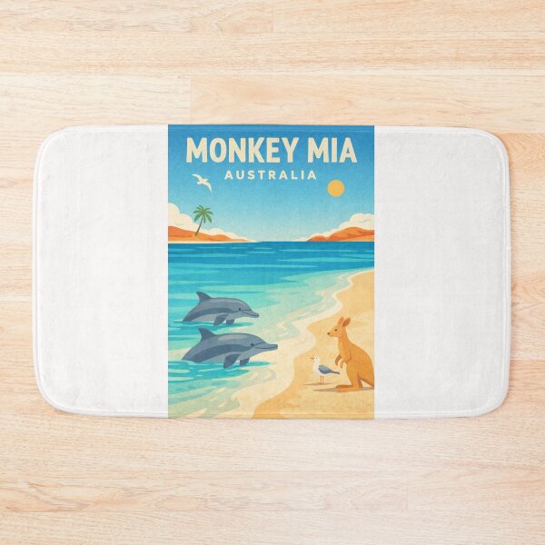 Item preview, Monkey Mia Shark Bay Coast – Denham and Francois Peron National Park Western Australia designed and sold by Places On Earth.