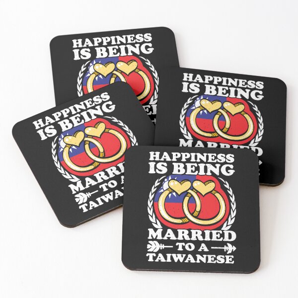Item preview, Happiness Is Being Married To A Taiwanese designed and sold by GabbyKash.