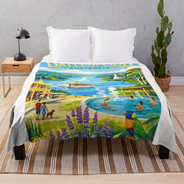 Item preview, DAYLESFORD Victoria – Lake Daylesford, Hepburn Springs and Wombat Hill Botanical Gardens designed and sold by Places On Earth.