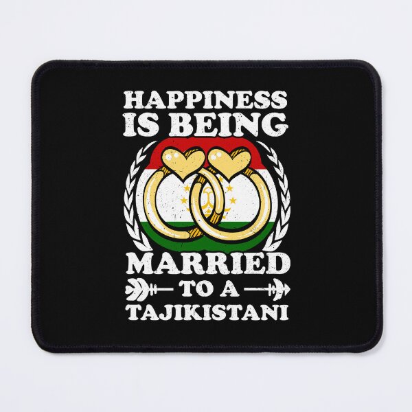 Item preview, Happiness Is Being Married To A Tajikistani designed and sold by GabbyKash.