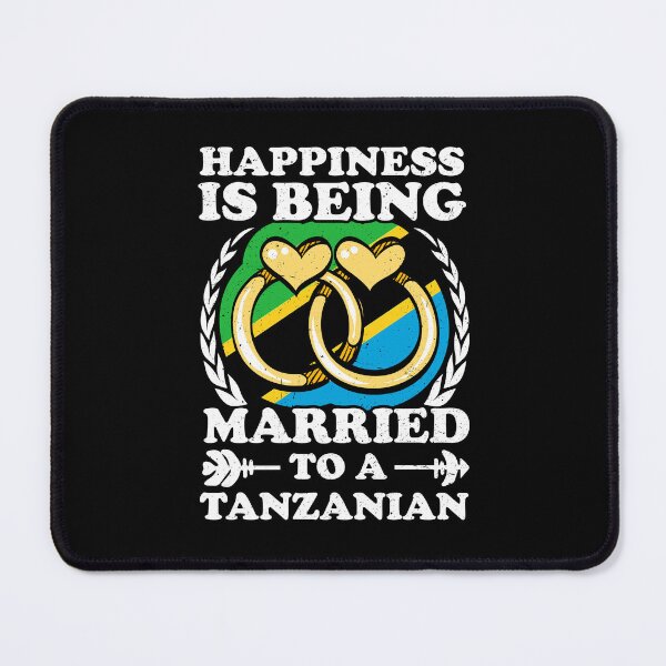 Item preview, Happiness Is Being Married To A Tanzanian designed and sold by GabbyKash.