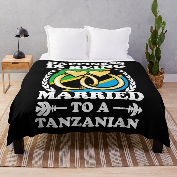 Item preview, Happiness Is Being Married To A Tanzanian designed and sold by GabbyKash.