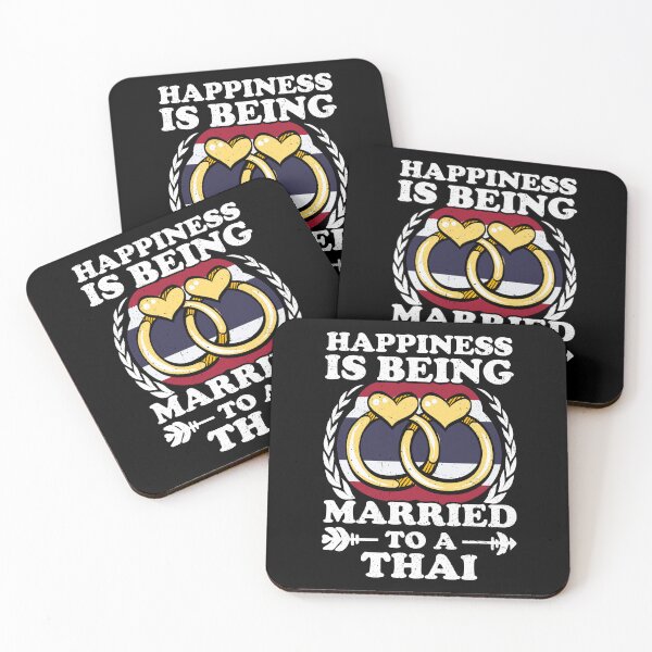 Item preview, Happiness Is Being Married To A Thai designed and sold by GabbyKash.