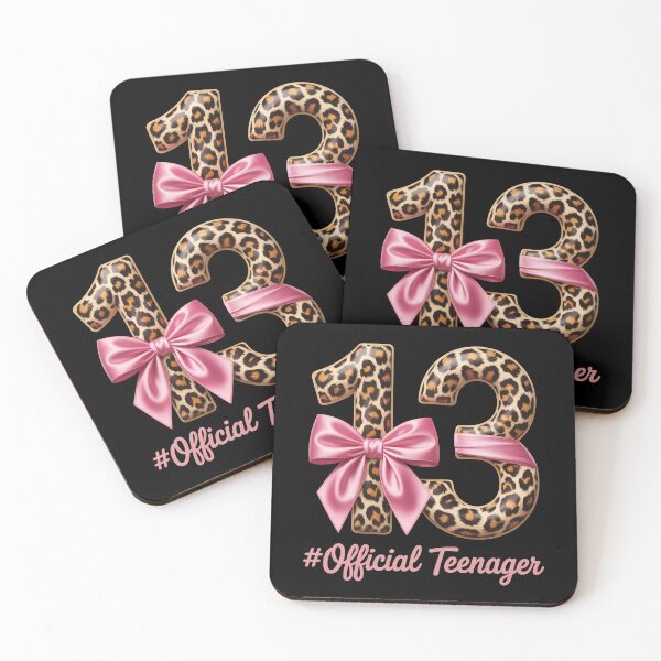 Item preview, Leopard Print Number Thirteen Official Teenager designed and sold by jkrphoto.