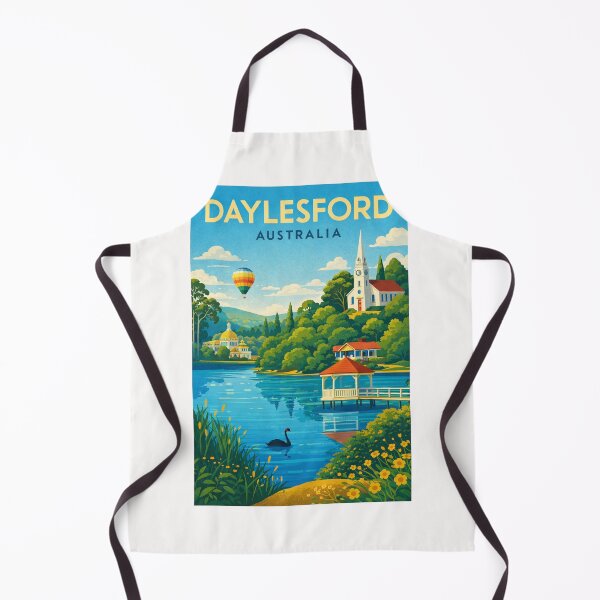 Item preview, DAYLESFORD Victoria – Hepburn Bathhouse, Lake Daylesford and Wombat Hill designed and sold by Places On Earth.