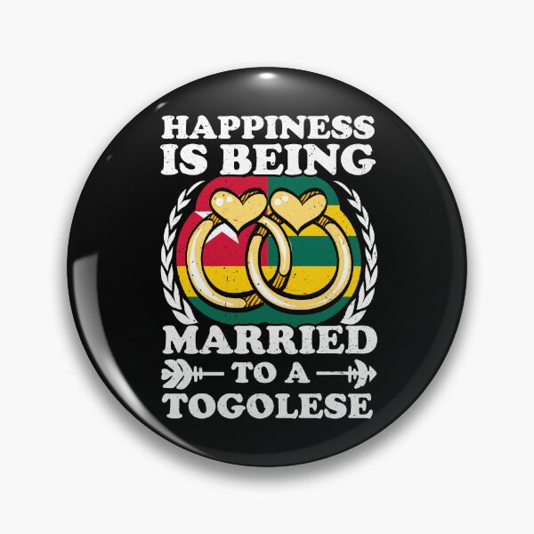 Item preview, Happiness Is Being Married To A Togolese designed and sold by GabbyKash.