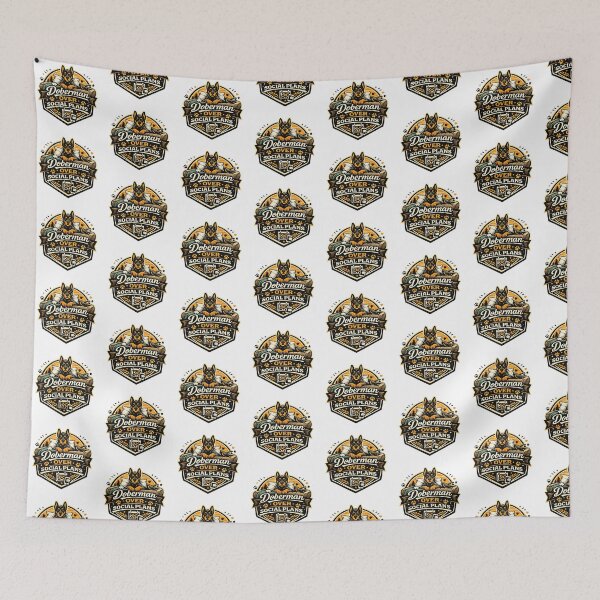 Item preview, Doberman Over Social Plans Funny Doberman Gift designed and sold by WildVista.