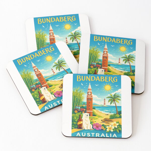 Item preview, Bundaberg Queensland – Burnett River, Bargara and Mon Repos designed and sold by Places On Earth.