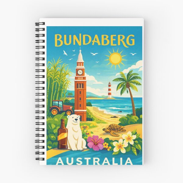 Item preview, Bundaberg Queensland – Burnett River, Bargara and Mon Repos designed and sold by Places On Earth.