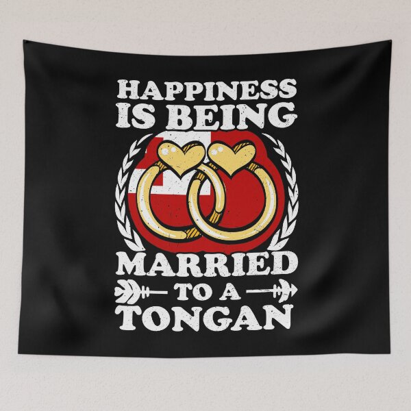 Item preview, Happiness Is Being Married To A Tongan designed and sold by GabbyKash.