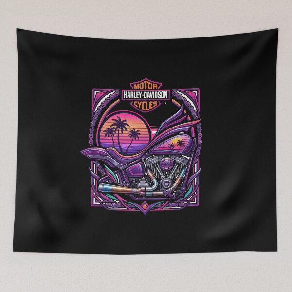 Item preview, Harley Davidson Classic Rebel Motorbike Artwork designed and sold by enzoade.