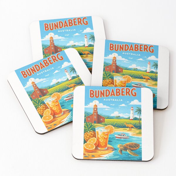 Item preview, Bundaberg Queensland – Bargara Beach, Burnett River and Mon Repos designed and sold by Places On Earth.