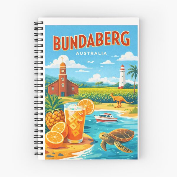 Item preview, Bundaberg Queensland – Bargara Beach, Burnett River and Mon Repos designed and sold by Places On Earth.