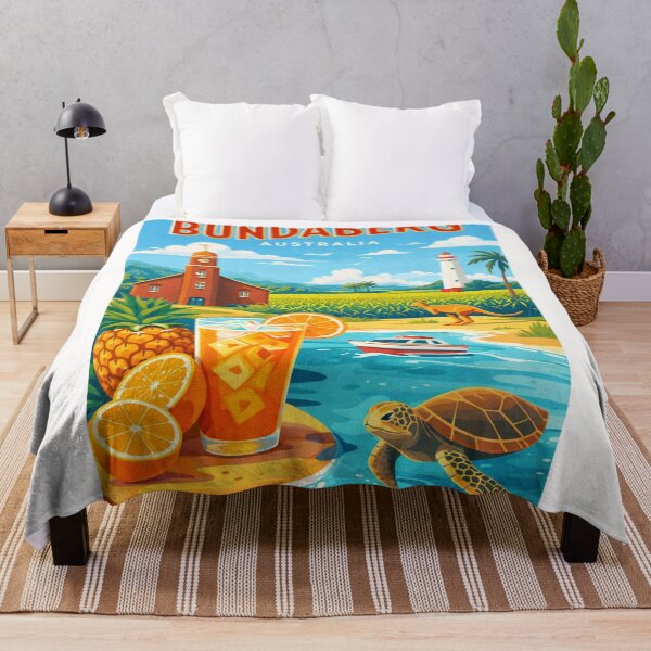 Item preview, Bundaberg Queensland – Bargara Beach, Burnett River and Mon Repos designed and sold by Places On Earth.