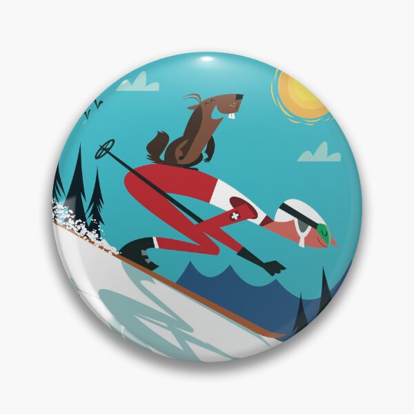 Item preview, Crans-Montana ski poster designed and sold by Gary Godel.