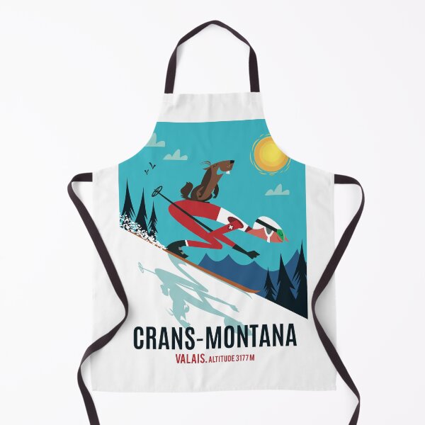 Item preview, Crans-Montana ski poster designed and sold by GAGodel.