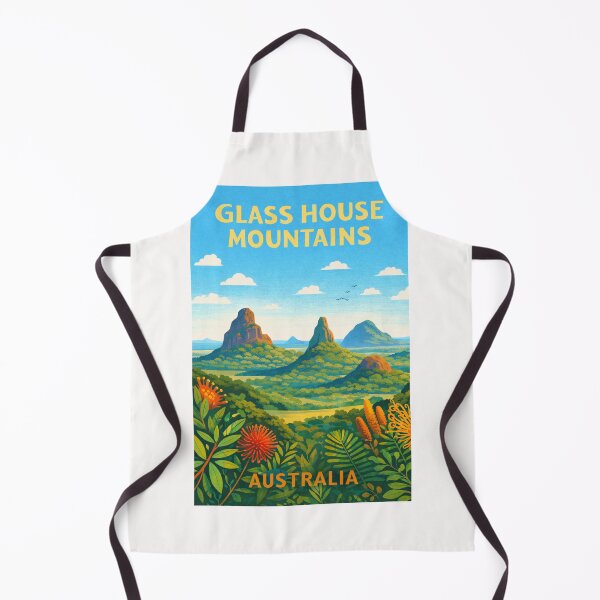 Item preview, Glass House Mountains Queensland – Mount Tibrogargan, Mount Beerwah and Sunshine Coast Hinterland designed and sold by Places On Earth.