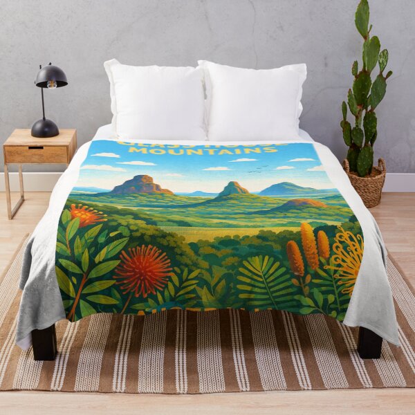 Item preview, Glass House Mountains Queensland – Mount Tibrogargan, Mount Beerwah and Sunshine Coast Hinterland designed and sold by Places On Earth.