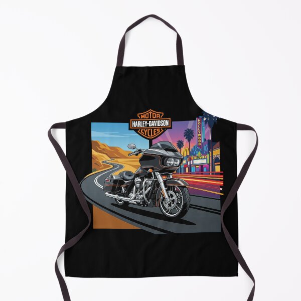 Item preview, Harley Davidson Retro Steel Motorbike Illustration designed and sold by enzoade.
