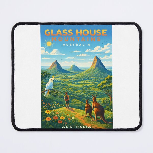 Item preview, Glass House Mountains Queensland – Mount Tibrogargan and Sunshine Coast Hinterland designed and sold by Places On Earth.